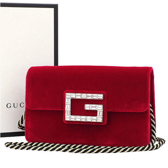 Gucci Handbags - Gucci Broadway Square GG CrystalShoulder